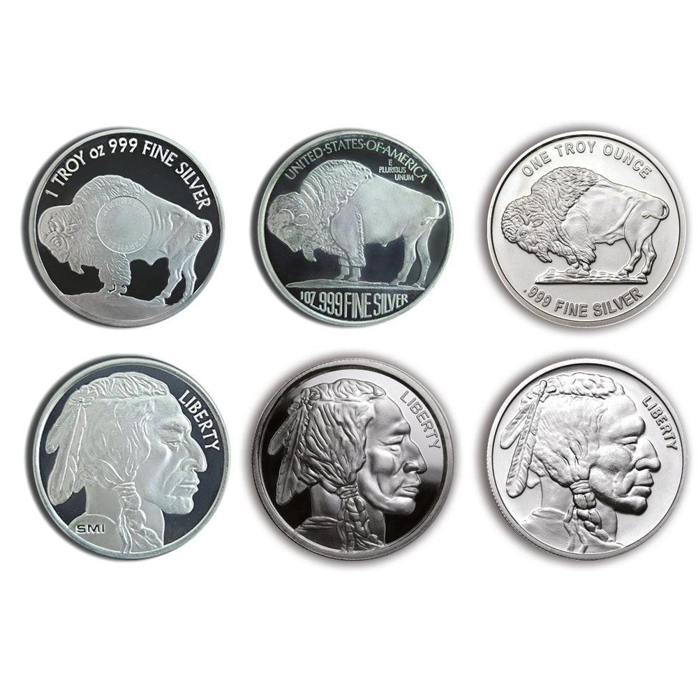 1 oz Silver Round - Buffalo Design