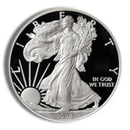 2008-W Proof Silver Eagle with Box & COA