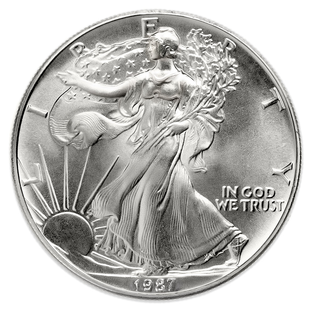 1987 Silver American Eagle - BU - Sealed Box