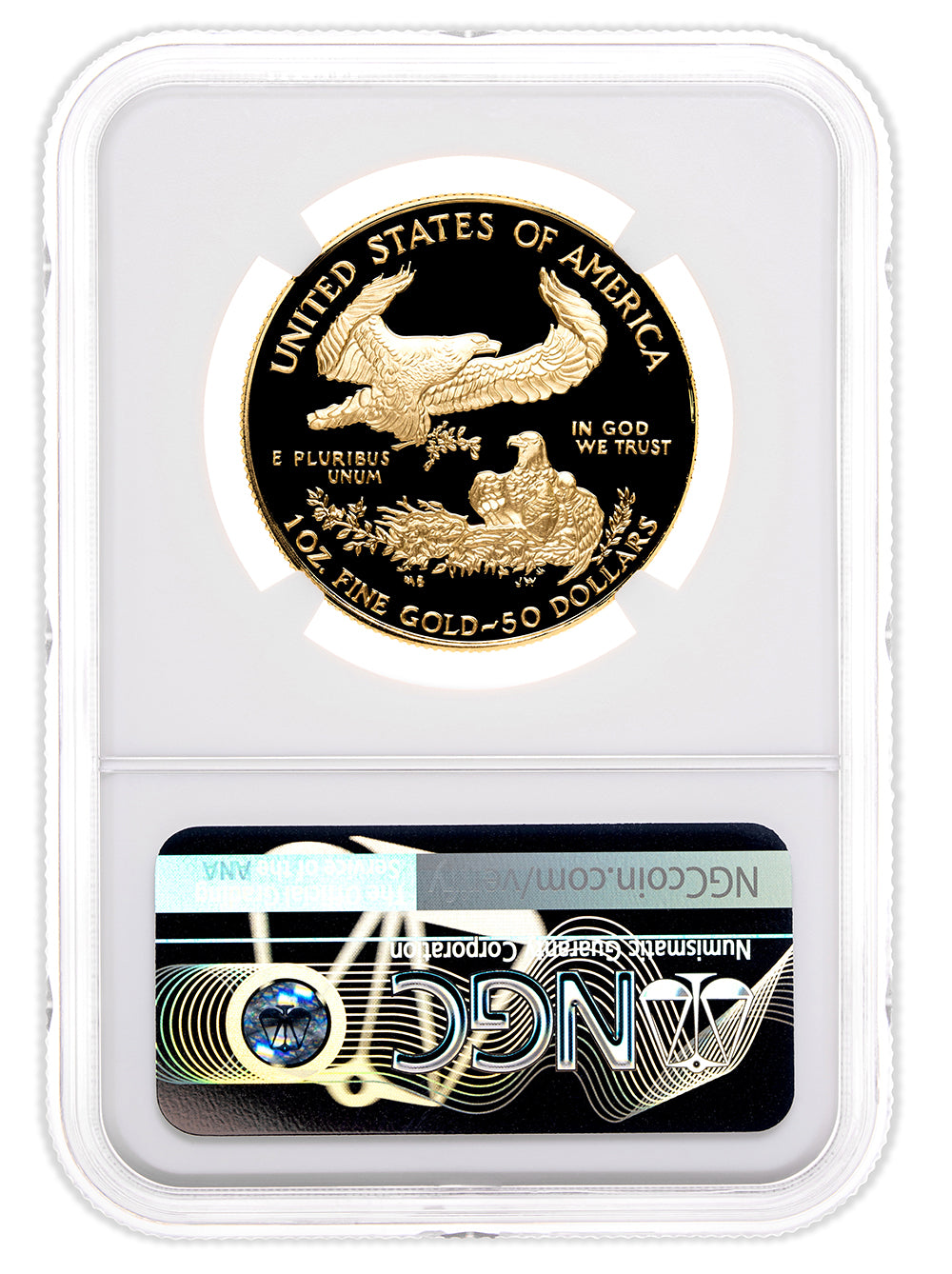 2008-W 1 oz Proof Gold Eagle $50 NGC PF70