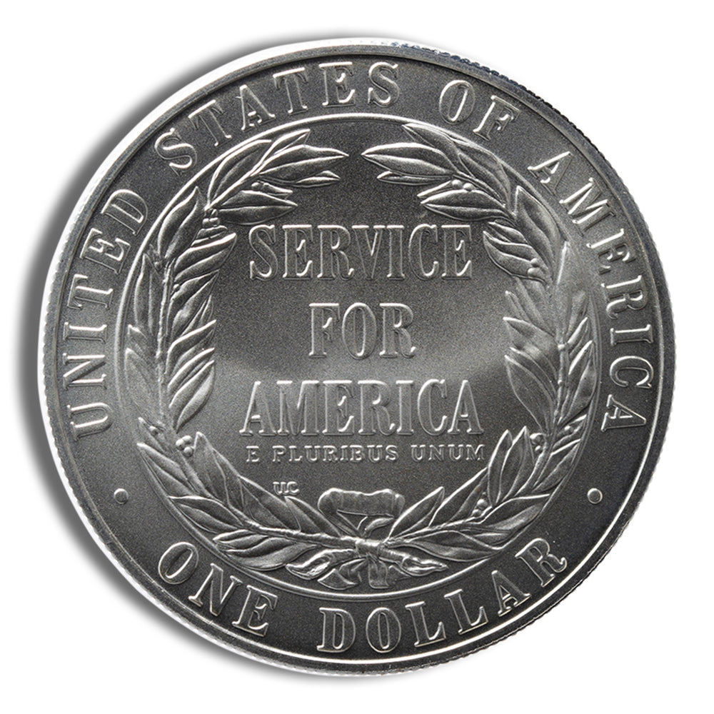 1996-S $1 Community Service Silver Commem - BU