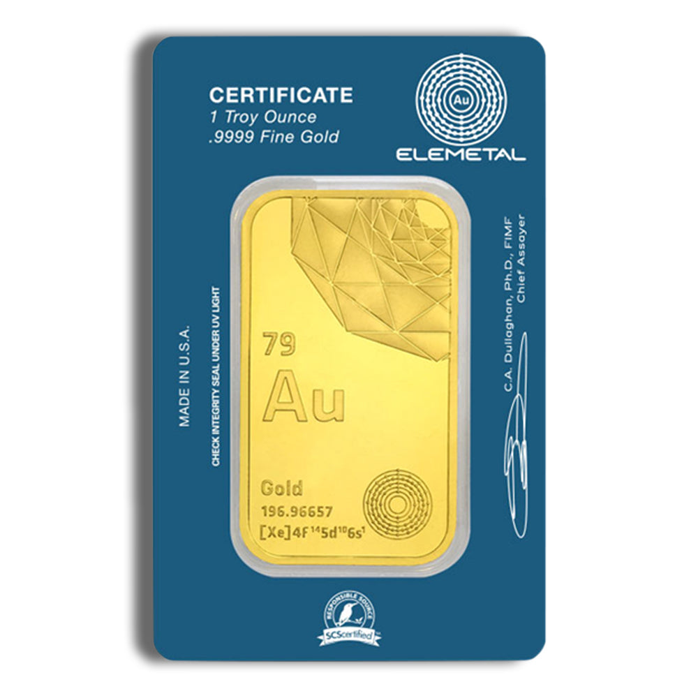 1 oz Gold Bar - Elemetal/OPM/Republic/APMEX/eBay