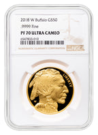2018-W $50 Proof Gold Buffalo NGC PF70