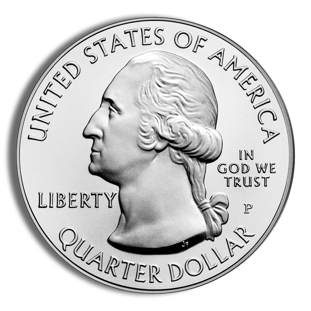 2010 5 oz ATB Hot Springs Silver Coin - BU