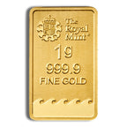1 gram Gold Bar - Britannia (Carded)