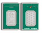 1 oz Platinum Bar - Brand Varies (Carded)