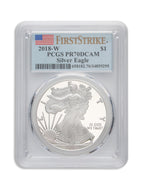 2018-W Proof Silver Eagle PCGS PR70 First Strike