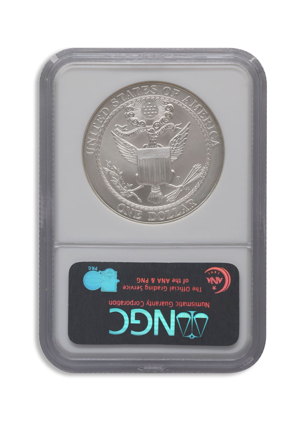 2008-P $1 Bald Eagle Silver Commem - NGC MS70