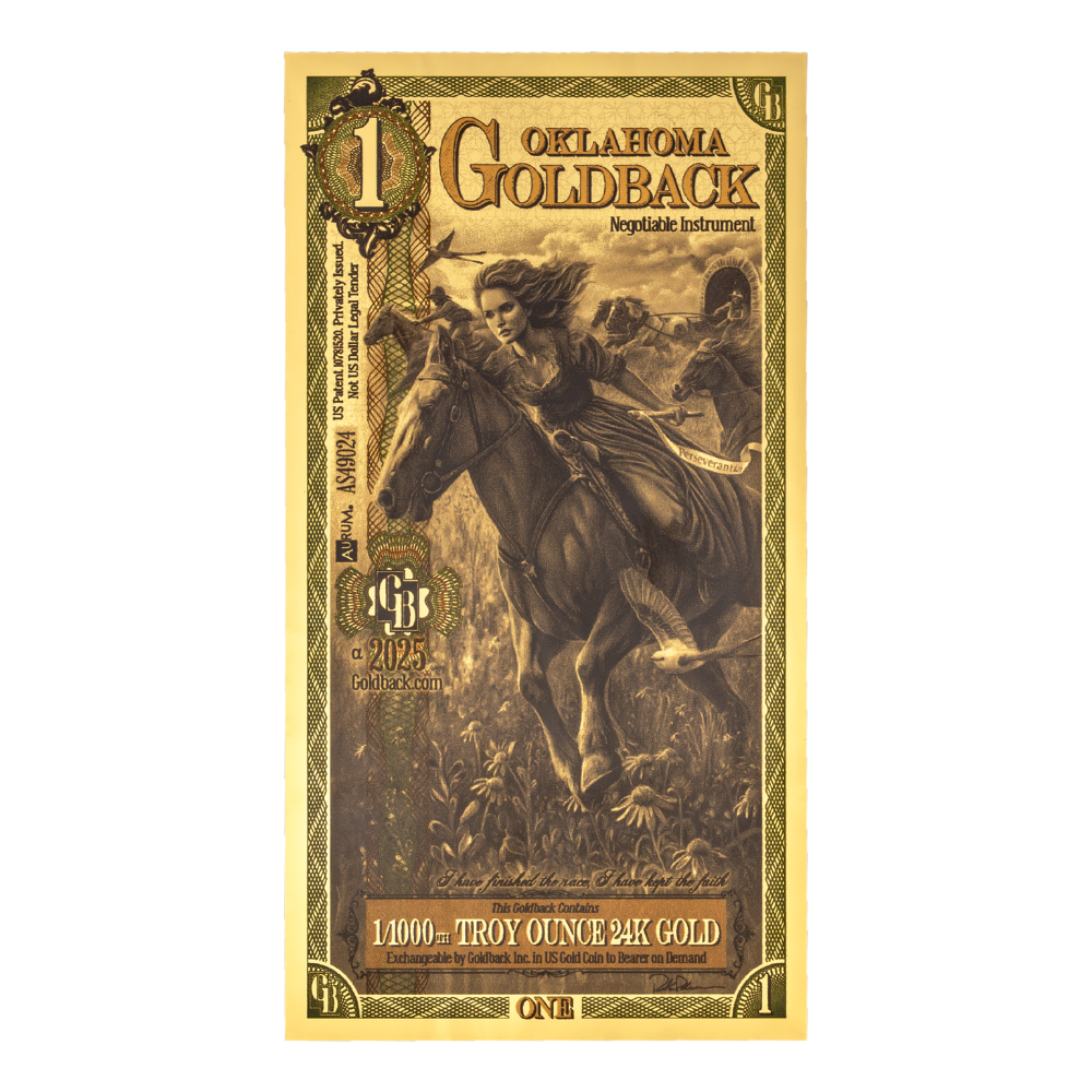 Oklahoma 1 Goldback