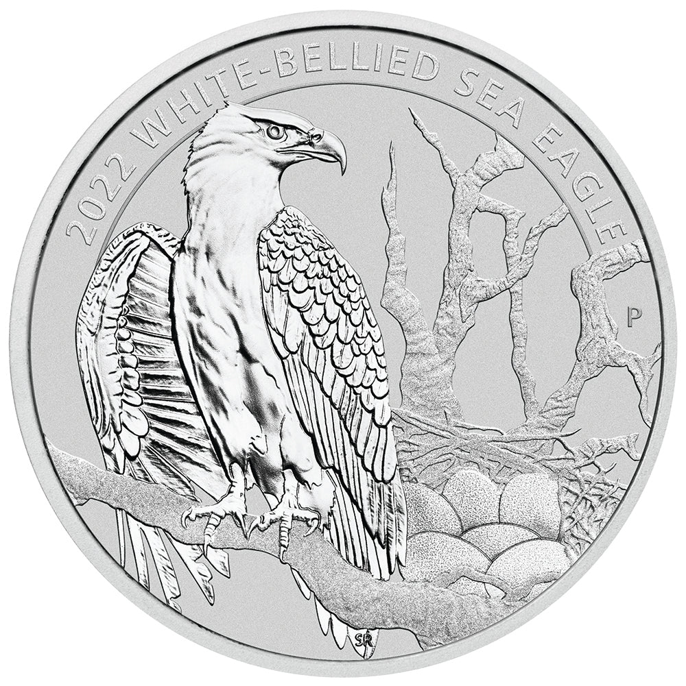 2022 1.5 oz Australian White-Bellied Sea Eagle Silver Coin