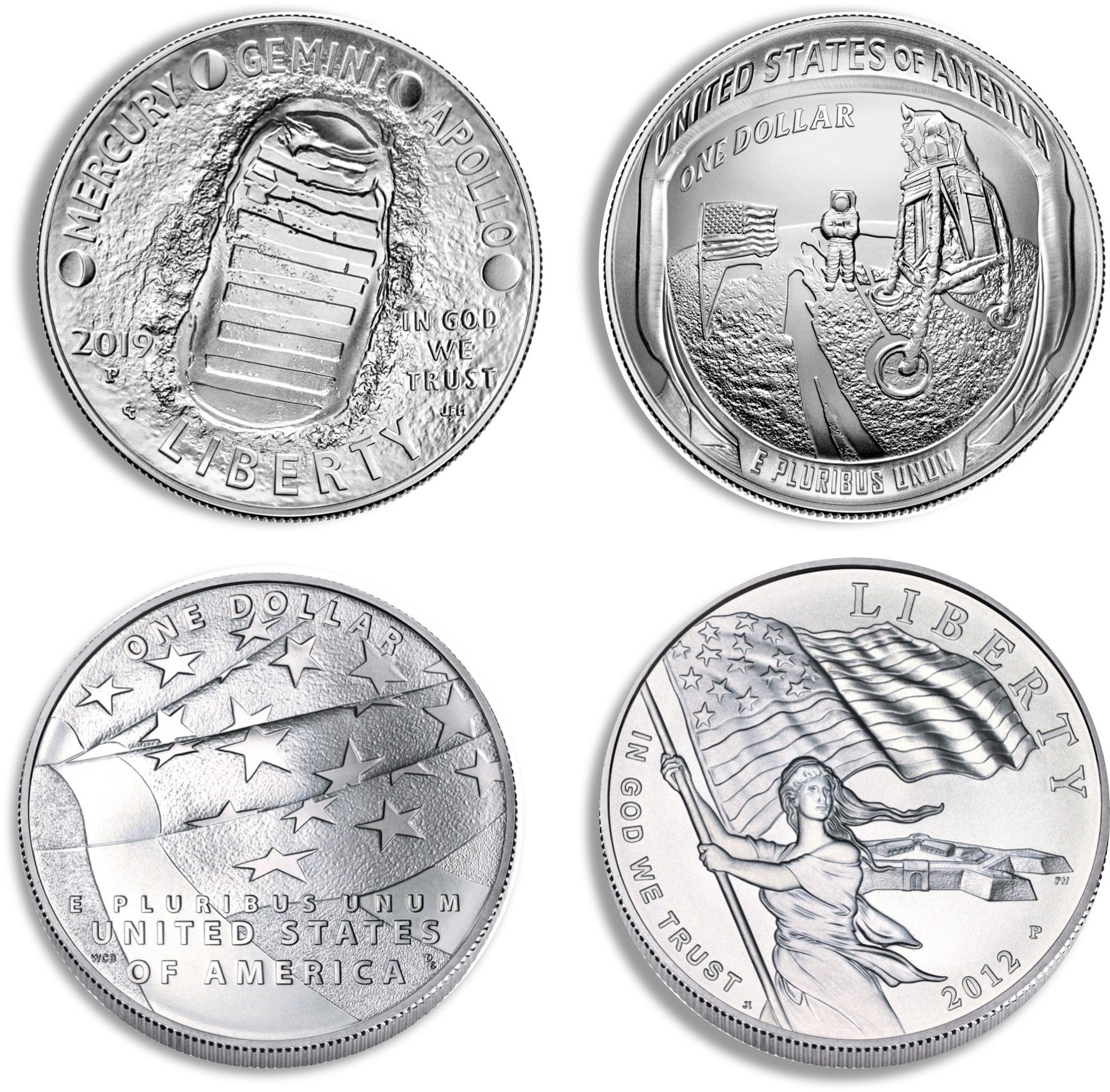 U.S. $1 Modern Silver Commemorative Coin - Cap/Slab