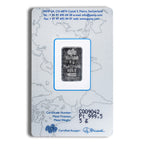 5 gram Platinum Bar - Brand Varies (Carded)