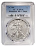 2013-W Burnished Silver Eagle PCGS SP70