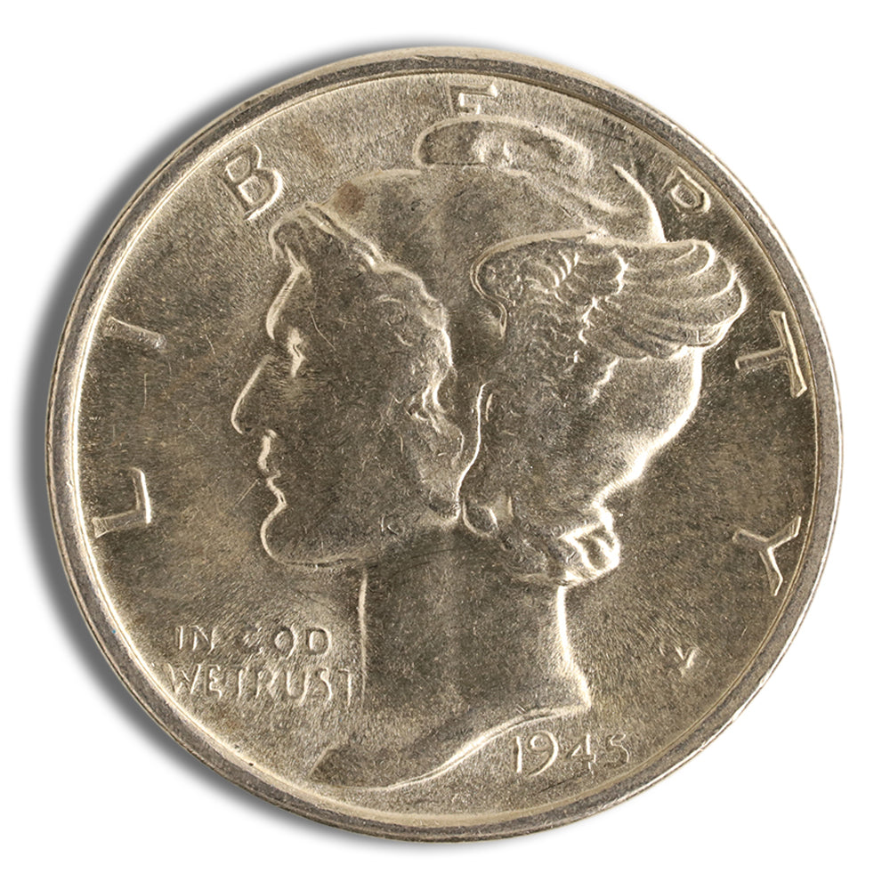 $1 FV 90% Silver Mercury Dimes - BU