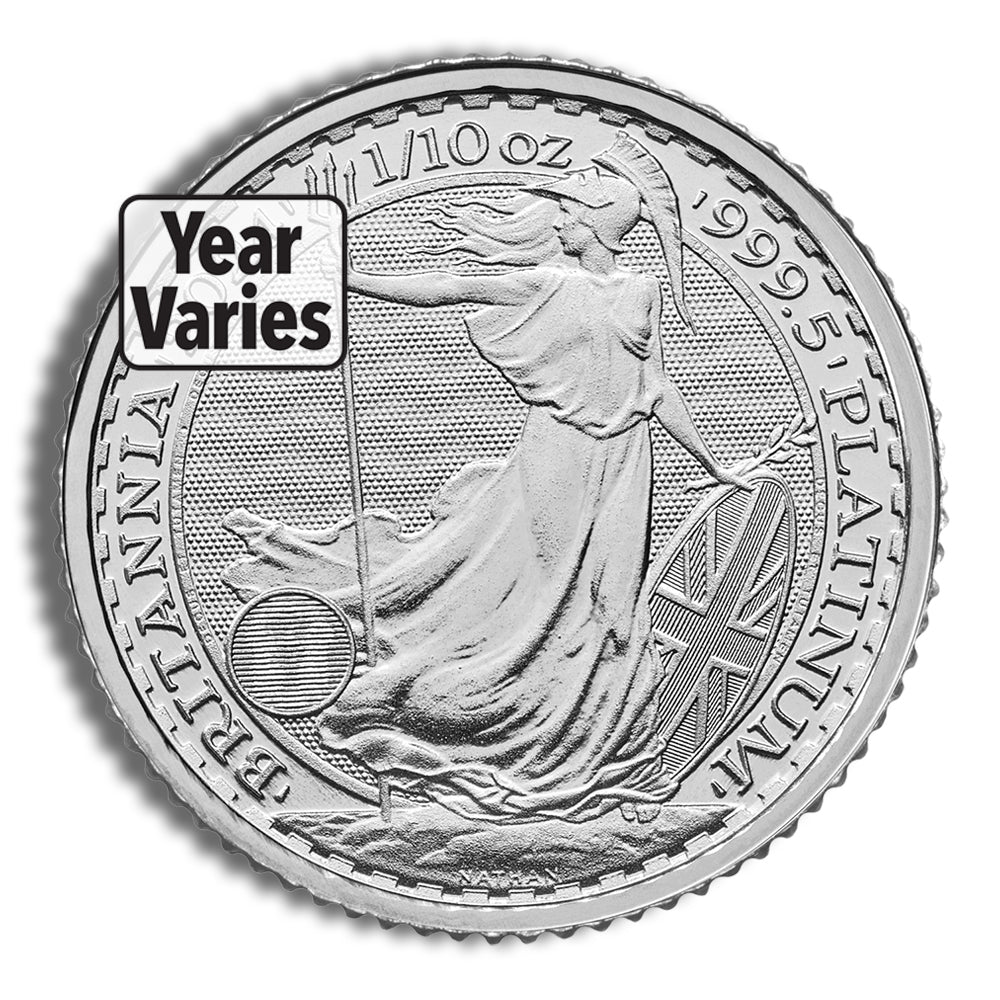 Platinum Britannia - 1/10 oz (Year Varies)
