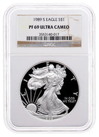 1989-S Proof Silver Eagle NGC PF69