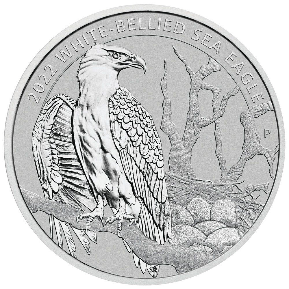 2022 1/2 oz Australian White-Bellied Sea Eagle Platinum Coin