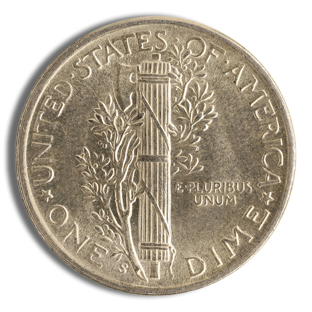 $1 FV 90% Silver Mercury Dimes - BU