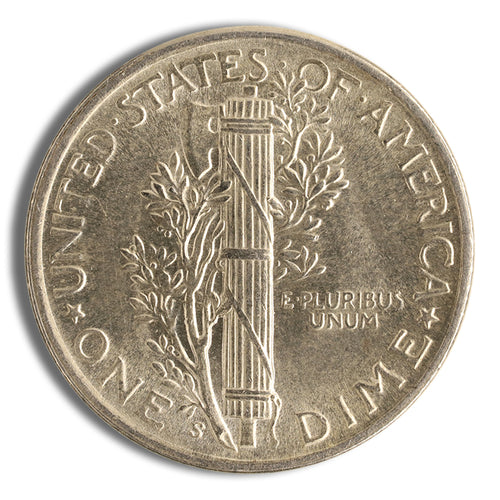 $1 FV 90% Silver Mercury Dimes - BU