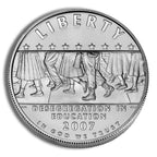 2007-P $1 Little Rock, Deseg Silver Commem - BU