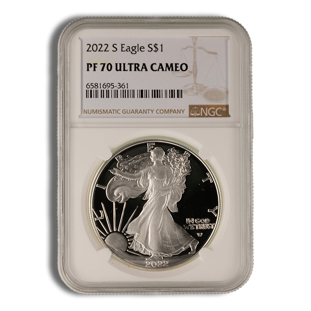 2022-S Proof Silver Eagle NGC PF70