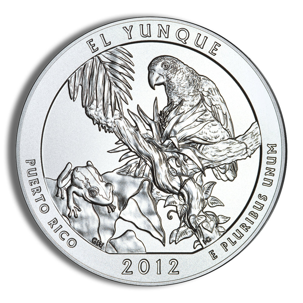 2012-P 5 oz ATB El Yunque Silver Coin NGC SP70