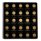 25 x 1 g Canadian MapleGram Gold Coins (Carded)