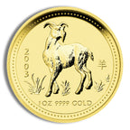 2003 1 oz Australia Gold Lunar Goat BU - Series I