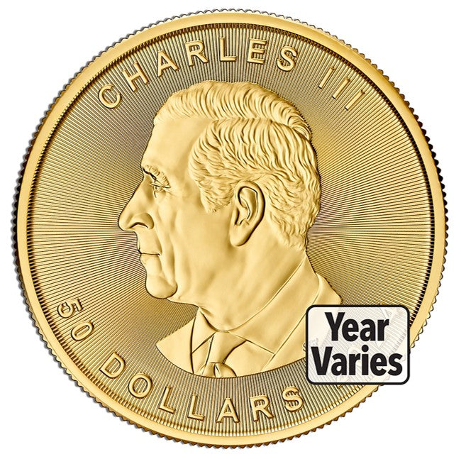 1 oz.9999 Gold Maple Leaf (Year Varies)