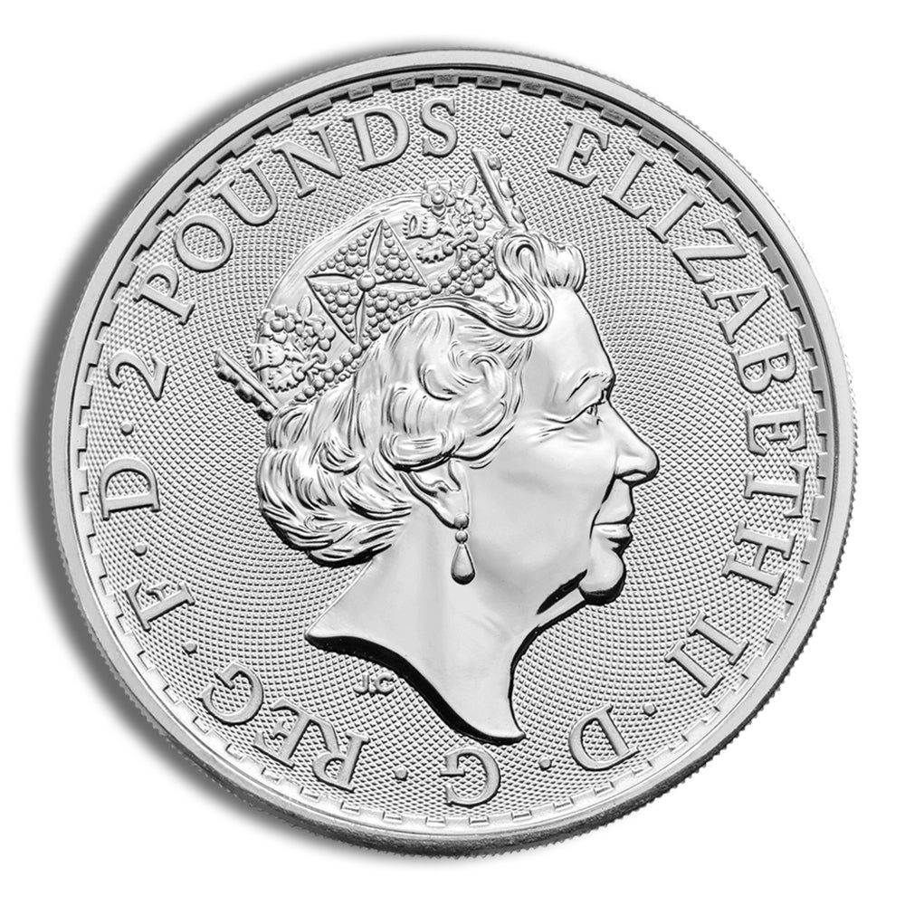 1 oz Great Britain Silver Britannia.999 (Year Varies)