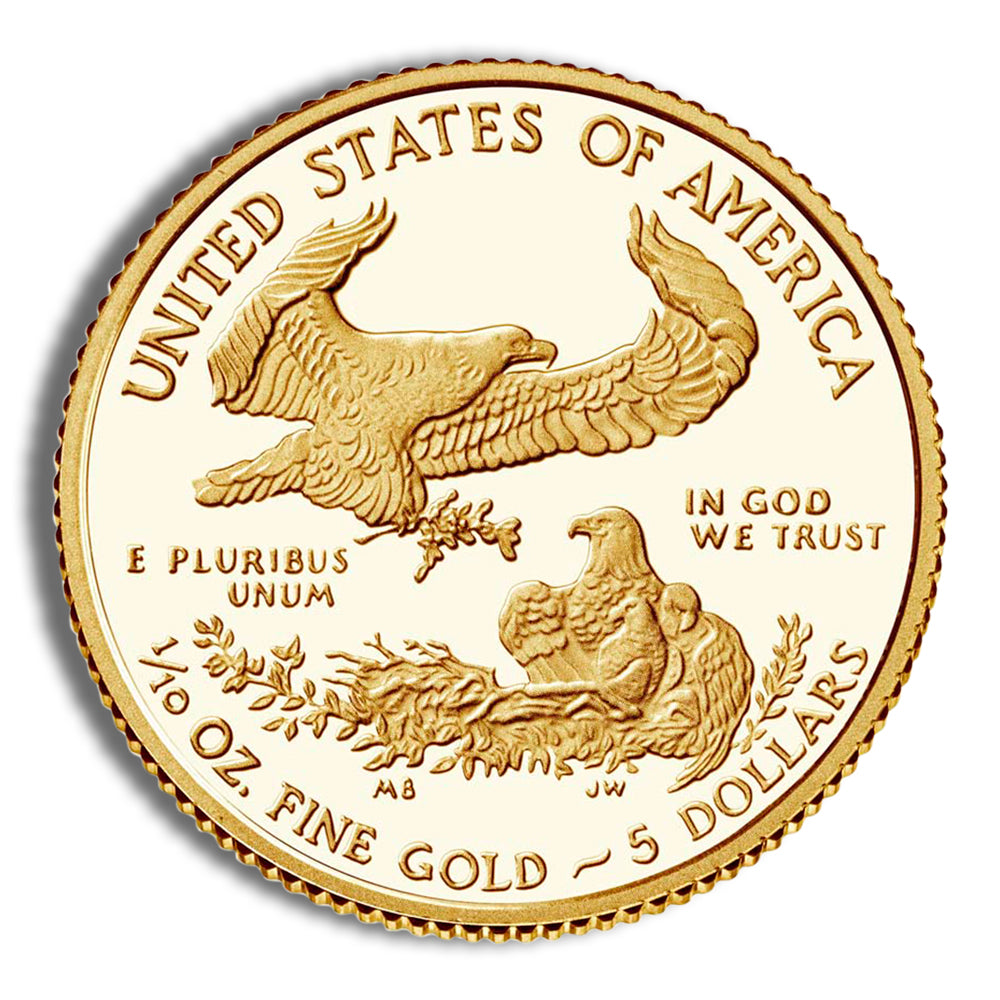 1/10 oz Proof Gold Eagle - Box/COA (Date Varies)