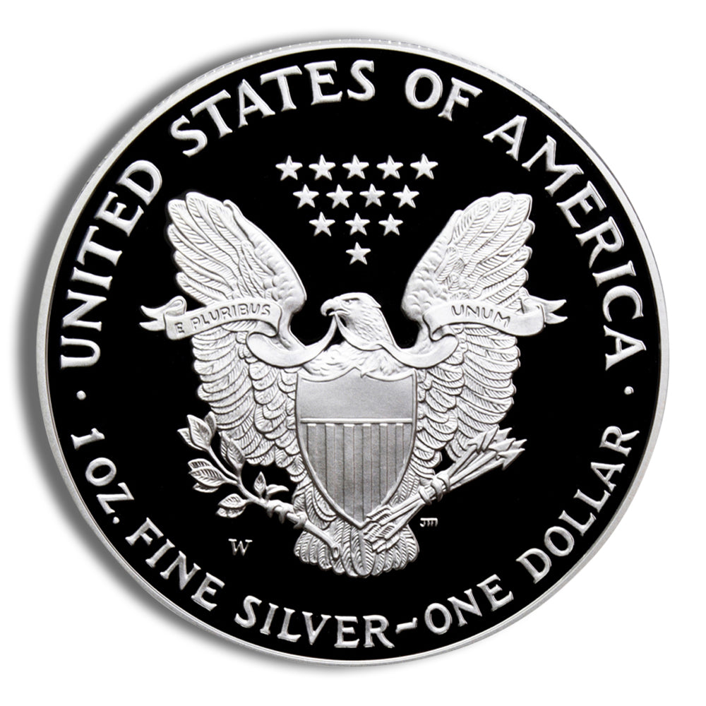2010-W Proof Silver Eagle with Box & COA