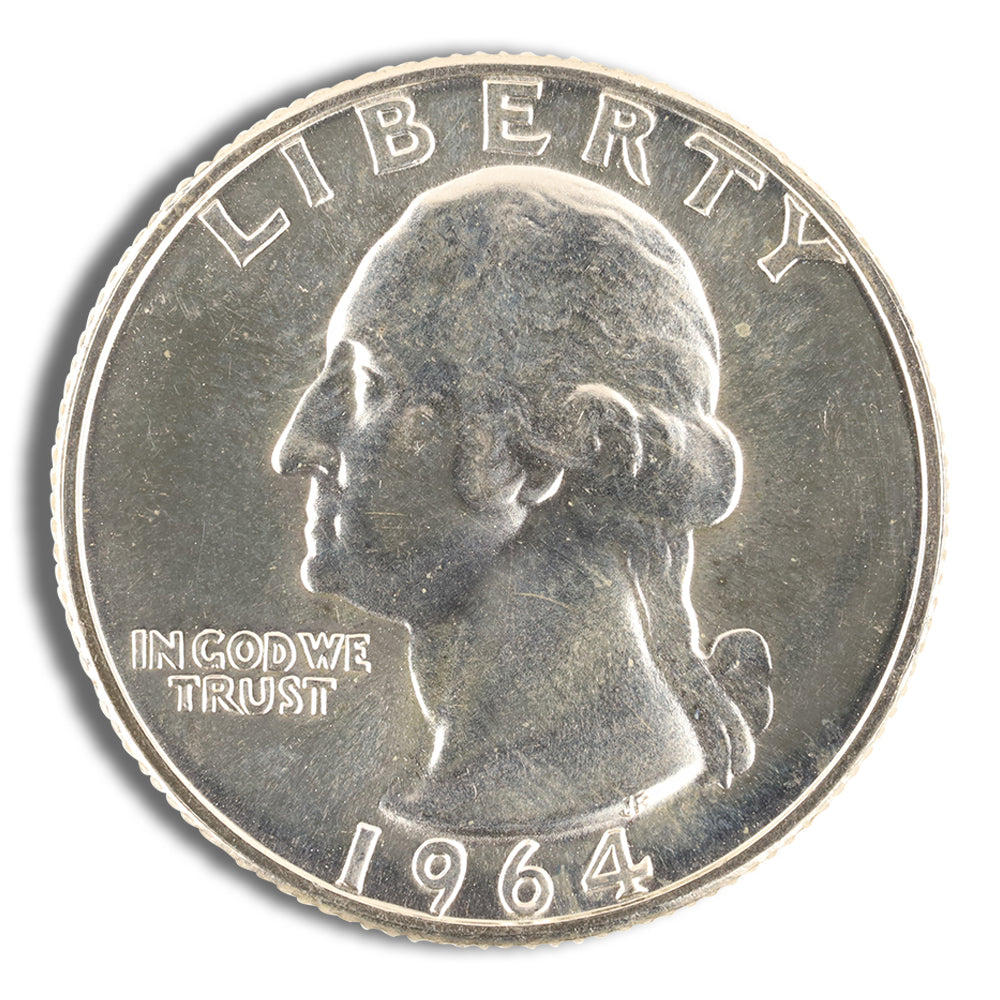 $1 FV 90% Silver Washington Quarter 1932-1964 Proof