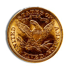 $5 Gold Liberty Half Eagle - BU