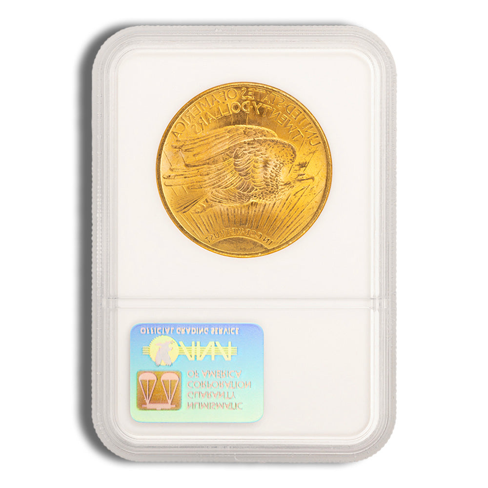 $20 Gold Saint-Gaudens Double Eagle - NGC MS65