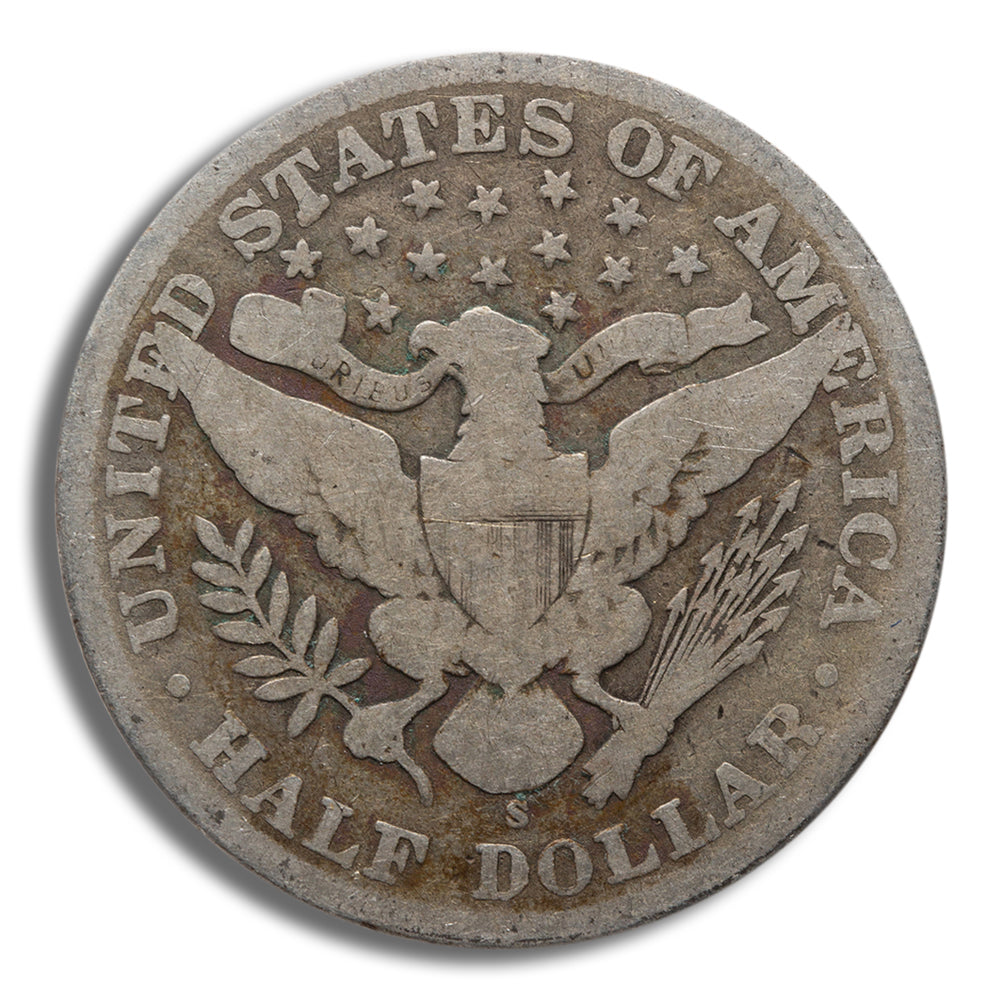 $1 FV 90% Silver Barber Half Dollars - G-VG