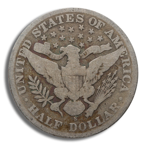 $1 FV 90% Silver Barber Half Dollars - G-VG