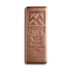 100 oz Copper Bar - Frontier Mint