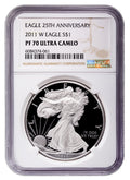 2011-W Proof Silver Eagle NGC PF70