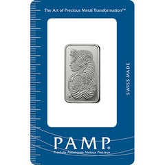 20 gram Platinum Bar - PAMP Fortuna (Carded)