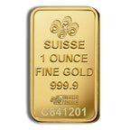 1 oz Gold Bar - PAMP Lady Fortuna Veriscan (Carded)