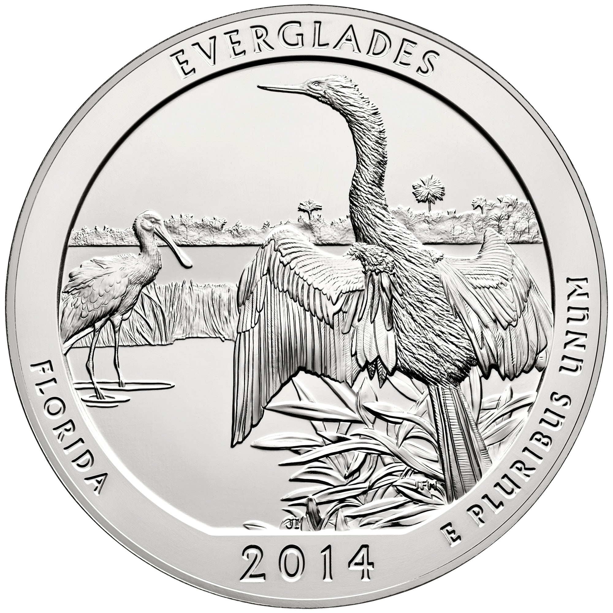 2014 5 oz ATB Everglades Silver Coin - BU