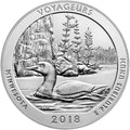 2018 5 oz ATB Voyageurs Silver Coin - BU