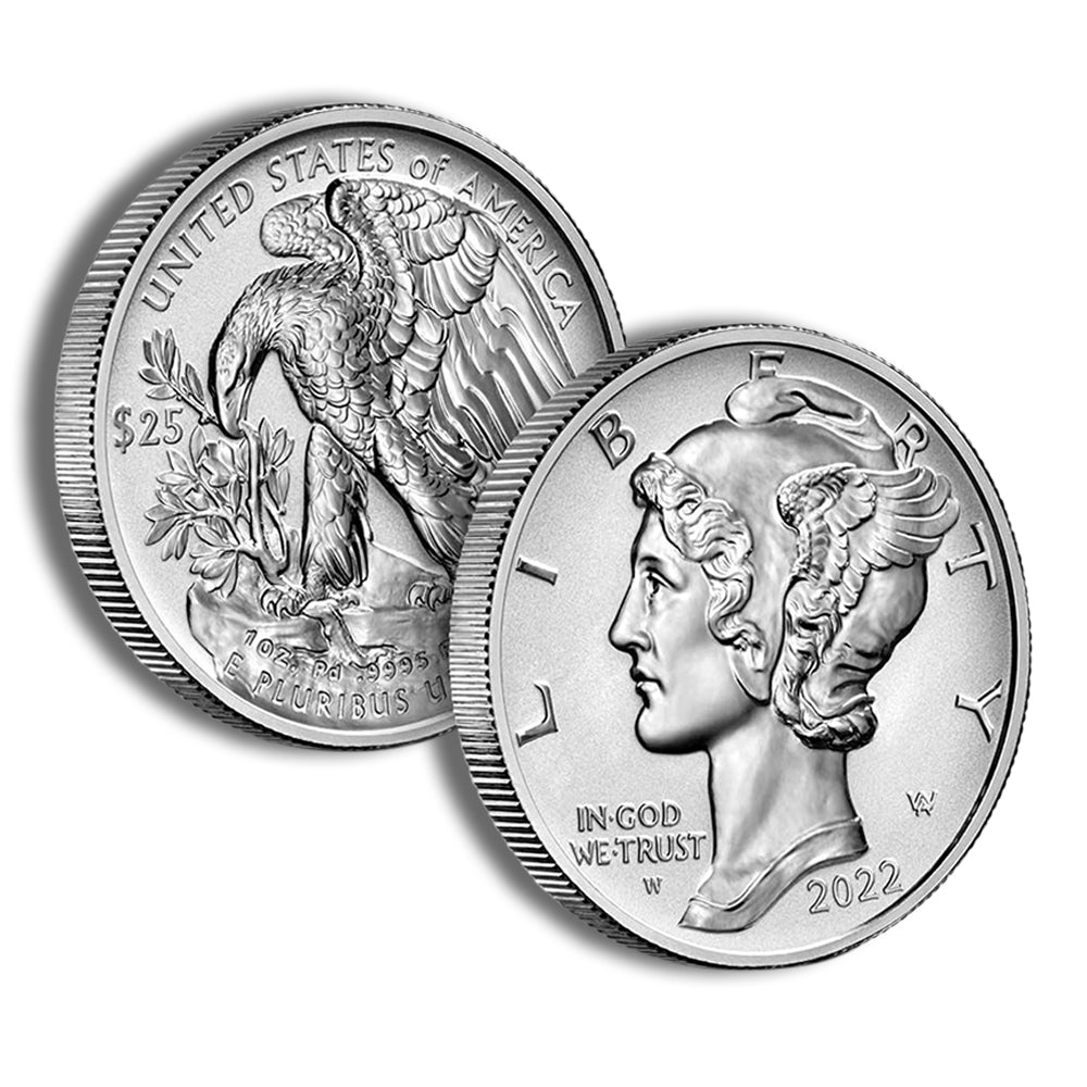2022-W 1 oz Reverse Proof Palladium Eagle NGC PF70 (Label Varies)