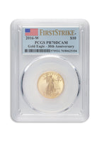 2016-W 1/4 oz Proof Gold Eagle $10 PCGS PR70 FS