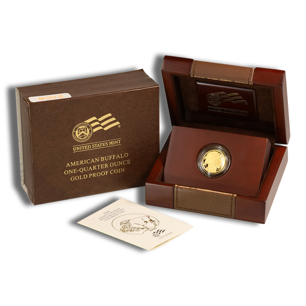 2008-W 1 oz Proof Gold Buffalo (w/Box & COA)