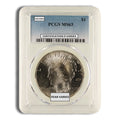 Peace Dollar - PCGS MS63 (Toned)