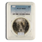Peace Dollar - PCGS MS63 (Toned)
