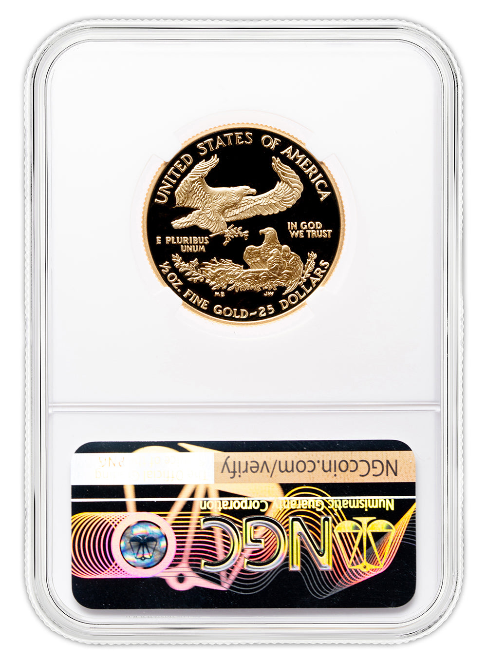 2020-W 1/2 oz Proof Gold Eagle $25 NGC PF70