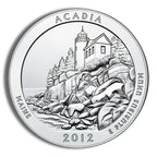 2012 5 oz ATB Acadia Silver Coin - BU